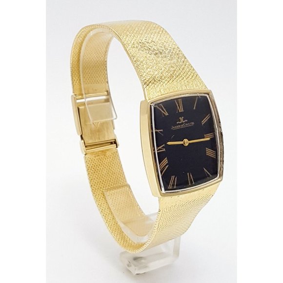 Vintage 1970s Jaeger LeCoultre 29mm Classic Cal 818/3 R7582 14K Yellow Gold 17J - Picture 4 of 16